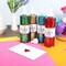 8 Pack Metallic Art Glue with Glitter Bottles - Multicolor for Crafts (8 oz, 16 Caps)